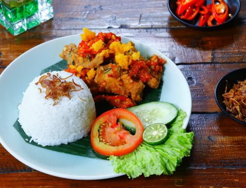 Nasi Ayam Telor Asin Balado