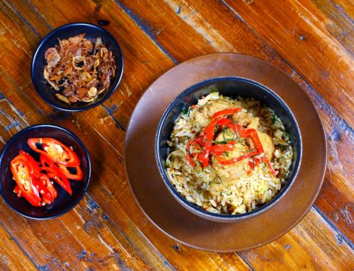 Nasi Goreng Ayam Telor Asin